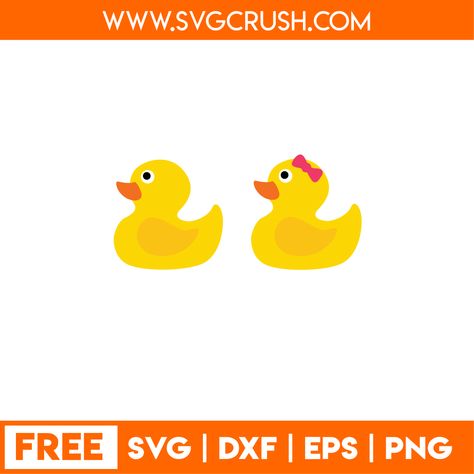 Free Duck Svg Files For Cricut, Rubber Duck Svg Free, Duck Svg Free, Cricut Pins, Duck Cookies, Circuit Maker, Cricut Svg Files Free, Free Svg Files For Cricut, Free Svgs