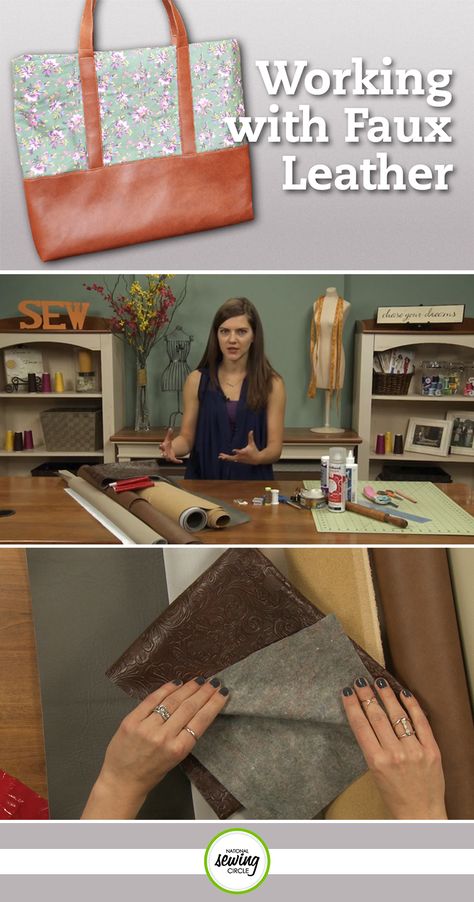 In this class with Nicki LaFoille, you will learn about the tools, techniques and sewing machine settings needed to sew your next project with faux leather. Sewing Machine Settings, Sewing Machines Best, Sewing Courses, Sewing Circles, Sew Ins, Beginner Sewing Projects Easy, Supply List, Top Sewing Pattern, Sewing Leather