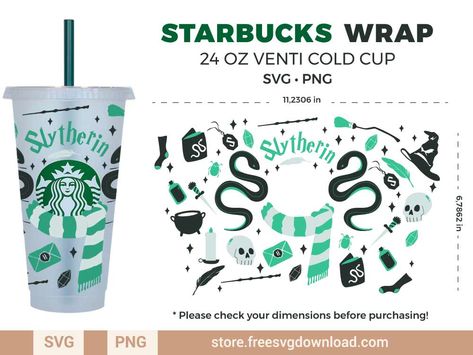 Slytherin Harry Potter Starbucks Wrap SVG - Store Free SVG Download Slytherin Starbucks Cup, Slytherin Svg Files Free, Cricut Noel, Starbucks Wrap Svg, Christmas Starbucks, Starbucks Birthday, Starbucks Wrap, Starbucks Cup Design, Starbucks Cup Art