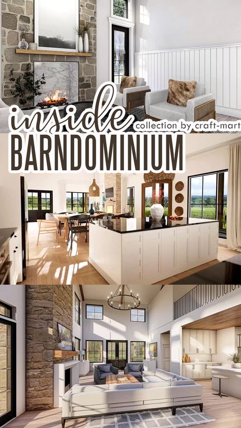 inside barndominium Affordable Building Ideas, Inside Of A Barndominium, Interior Of Barndominium, Shop House Interior Design, Barndominium Remodel, Modern Barndominium Ideas Interior, Inside Barndominium Interior Design, Barndominium Loft Ideas, Barndo Interior Ideas