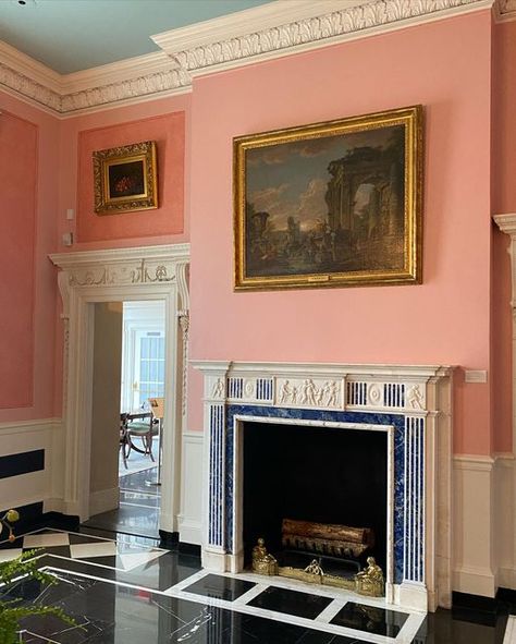 Pink Living Room Walls, Living Room Paint Colors, Cover Design Inspiration, Peach Walls, White Molding, Coral Walls, Best Living Room, Room Paint Colors, Dose Of Colors