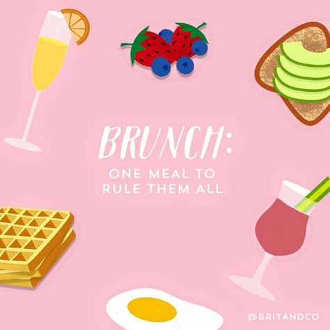 Sunday Brunch Quotes, Brunch Quotes Funny, Brunch Quotes, Baby Shower Brunch Food, Funny Breakfast, Brunch Sides, Brunch Club, Brunch Decor, Girls Brunch