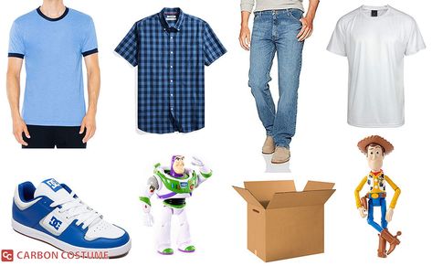 Andy from Toy Story 3 Costume | DIY Guides for Cosplay & Halloween Andy From Toy Story Costume, Andy Toy Story Costume, Andy From Toy Story, Andy Toy Story, Toy Story Costume, Andy Davis, Toy Story Andy, Toy Story Costumes, Naruto Team 7