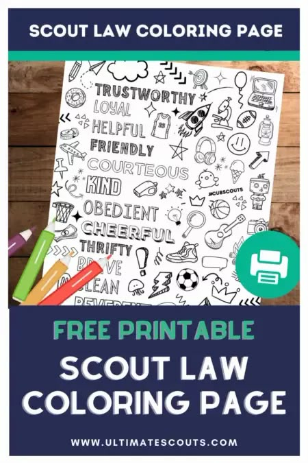 Lion Scouts Free Printable, Bobcat Badge Activities, Scout Oath And Law Games, Cub Scouts Bobcat Activities, Cub Scout Recruitment Activities, Cub Scout Bobcat Activities, Scout Oath And Law Printable, Lion Cub Scout Activities, Scout Law Craft