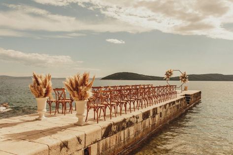 AMOUR DE LA MER - Promessi Weddings & Events Croatian Wedding, Dream Wedding Locations, Croatia Wedding, Dubrovnik Old Town, Moon Wedding, Split Croatia, Floral Studio, Seaside Towns, Best Wedding Venues