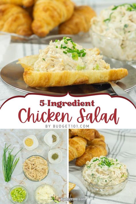 Whip up the Perfect 5-Ingredient Chicken Salad with this easy and delicious recipe! 🍗🥗 A delightful mix of tender chicken, crunchy almonds, crisp celery, and plump grapes, all tossed in a creamy dressing for a meal that's as satisfying as it is simple. Chicken Salad Sandwich Recipe Easy, Chicken Salad No Mayo, Easy Chicken Salad Sandwich, Homemade Chicken Salads, Crunchy Vegetables, Chicken Salad Sandwich Recipe, Chicken Salad With Grapes, Chicken Salad Recipe Easy, Easy Chicken Salad