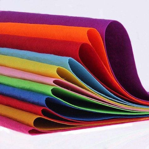 Hard Korean Felt 1.2 mm Thick Sheets, You Choose 1 - 9" x 12" Felt Sheets, Pick and Mix, More than 36 Colours, Polyester Stiff Felt Squares Felt Squares, Felt Sheets, Pick And Mix, Purple Velvet, Family Kids, School Projects, Small Flowers, Kids Safe, Small Bag