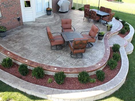 Concrete Patios Pictures - Gallery - The Concrete Network Stamped Concrete Patio Designs, Concrete Stain Patio, Patio Pictures, Cement Patio, Concrete Patio Designs, Concrete Patios, Stamped Concrete Patio, Brick Patios, Stamped Concrete