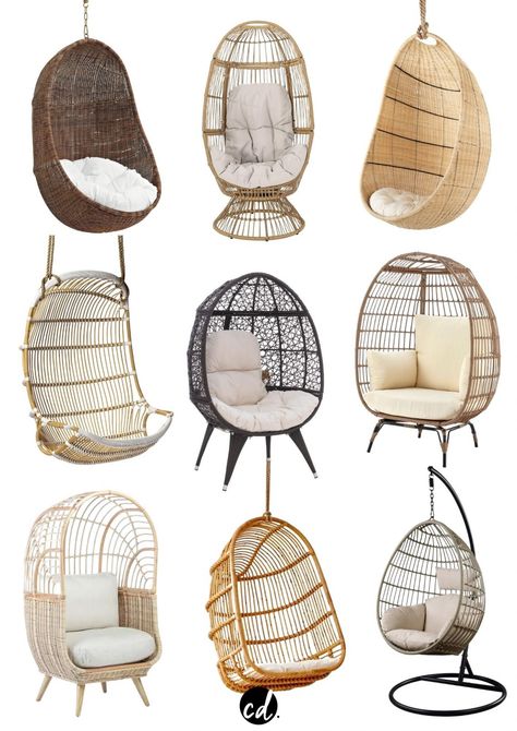 Hanging Wicker Chair, Hanging Chair Wicker, Bamboo Egg Chair, Ratan Hanging Chair, Rattan Egg Chair, Hanging Beds, Egg Chair, Wicker Chair, Hanging Chair