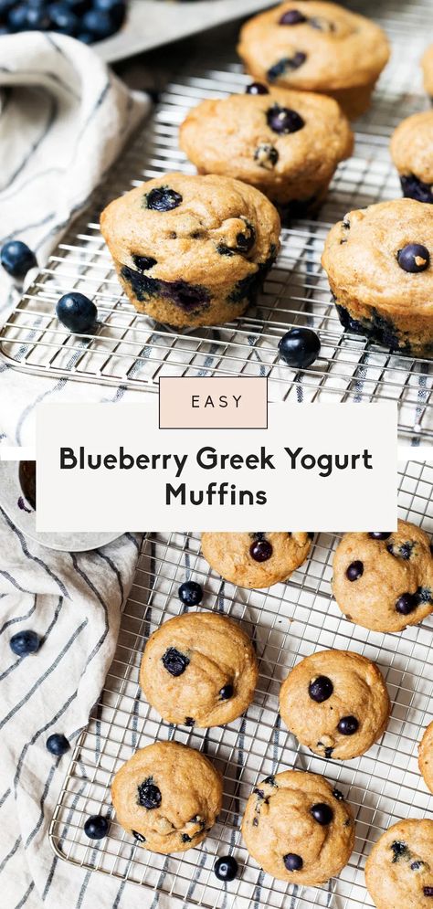 Green Yogurt Muffins, Greek Yogurt Blender Muffins, Yoghurt Muffins Healthy, Easy Greek Yogurt Muffins, Almond Flour Greek Yogurt Muffins, Greek Yogurt Muffins Healthy, Blueberry Greek Yogurt Muffins, Greek Yogurt Blueberry Muffins, Blueberry Yogurt Muffins