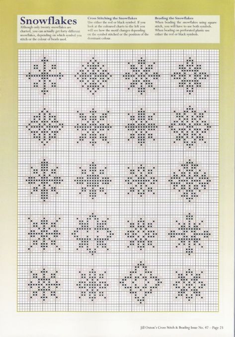 Gallery.ru / Photo #21 - 47 - freyakam Snowflake Cross Stitch Pattern, Snowflake Cross Stitch, Cross Stitch Tutorial, Cross Stitch Freebies, Xmas Cross Stitch, Winter Cross Stitch, Cross Stitch Christmas Ornaments, Pola Kristik, Cross Stitch Patterns Christmas