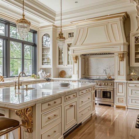 20+ Inspirational Ideas for Modern French Chateau Design in Contemporary Homes • 333+ Images • [ArtFacade] French Chateau Style Homes Interior, French Interior Design Kitchen, Victorian House Design, French Chateau Architecture, French Chateau Interiors Kitchen, Modern Chateau House, Modern French Chateau Kitchen, French Manor, Modern French Chateau Interiors