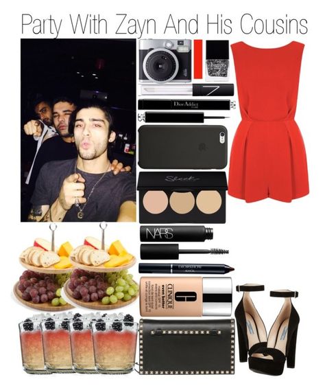 "Party With Zayn And His Cousins" by amanda-432 ❤ liked on Polyvore featuring Topshop, Prada, Valentino, Black Apple, Core Home, Christian Dior, NARS Cosmetics, Clinique and Butter London Apple Core, Black Apple, Valentino Black, Butter London, Nars Cosmetics, Cute Fashion, Nars, Christian Dior, Prada