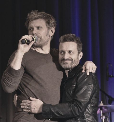 I love you old man... Mark Pellegrino & Rob Benedict God and Lucifer Father and Son #Nashcon 2018 Castiel, Supernatural, Instagram Post, Instagram