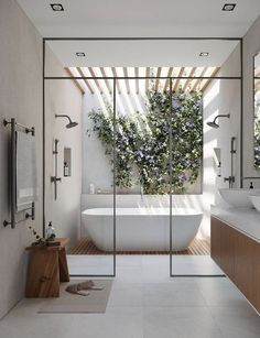 Home Decor: #homedecor, #interiordesign, #homedesign, #decor inspiration Small Bathroom Interior, Tropical Bathroom, Bathroom Decor Luxury, Gorgeous Bathroom, Bathroom Inspiration Decor, Bathroom Design Luxury, Modern Bathroom Decor, Small Bathroom Design, Dream Bathrooms