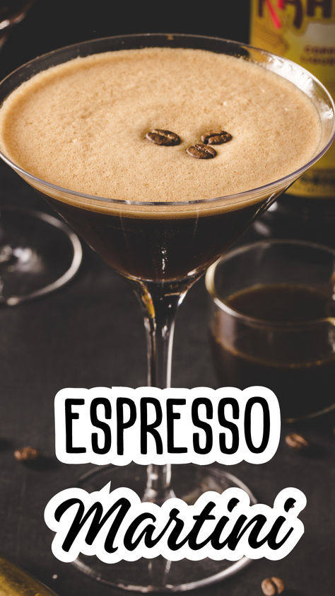 This espresso martini recipe is just what you need to elevate your next gathering or unwind after a long day. With its bold coffee flavor, a hint of sweetness from coffee liqueur, and a silky finish, it’s a cocktail that will impress your guests and satisfy your caffeine cravings. Cappuccino Martini Recipe, Coffee Martini Recipe Cocktails, Black Espresso Martini, Expresso Martinis Easy, Eapreaao Martini, Expresso Martini Recipe Kahlua, Expresó Martini Recipe, Nespresso Espresso Martini, Sweet Espresso Martini