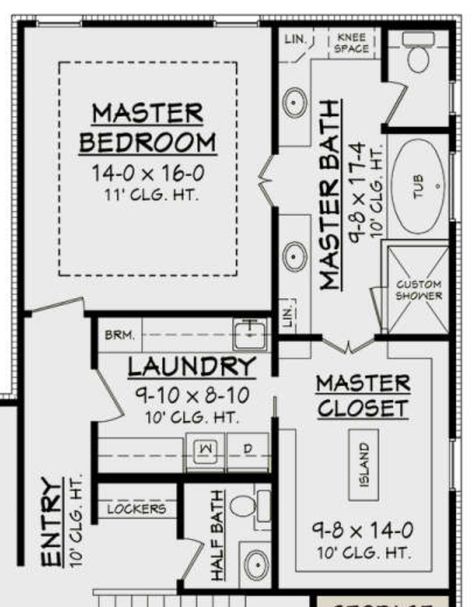 Master Suite Addition Plans With Office, Master Bath And Closet Floor Plan, Master Suite Laundry Room, Master Bath With Water Closet Layout, Master Suite With Office Floor Plan, Basement Primary Suite, Master Wing Floor Plan, Master Closet With Washer And Dryer Floor Plans, Bedroom Extension Ideas Master Suite Floor Plans