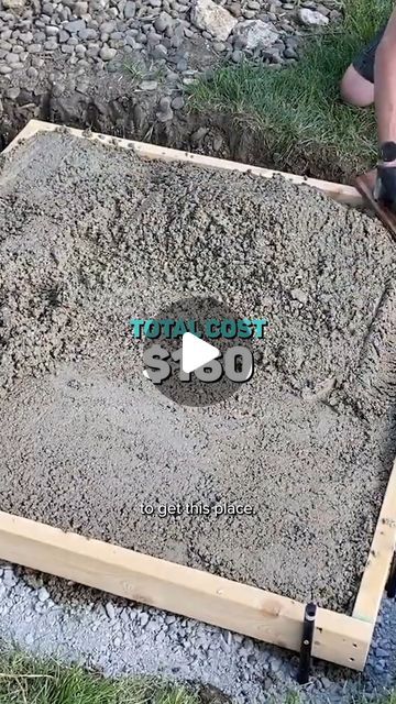 Scott on Instagram: "Is pouring a concrete pad doable for a homeowner? #homeowner #diy" Concrete Pad, Poured Concrete, Fire Pit, On Instagram, Instagram