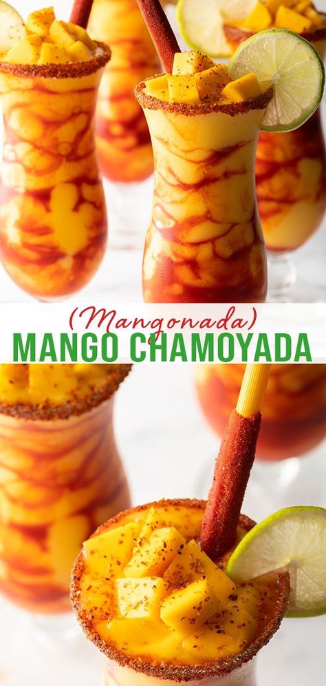 Mango Nada Recipe, Mangonada Recipe, Tamarind Recipes, Best Non Alcoholic Drinks, Virgin Drinks, A Spicy Perspective, Mexican Drinks, Mango Margarita, Spicy Seasoning