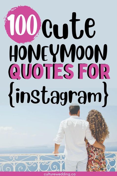 Honeymoon Quotes Marriage, Honeymoon Quotes Travel, Honeymoon Captions Instagram, Amsterdam Honeymoon, Pic Captions, Couple Instagram Captions, Honeymoon Quotes, Cruise Quotes, Honeymoon Wish