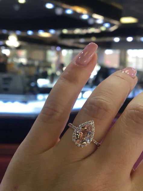 Rose Gold Morganite Ring White Gold Promise Ring, Morganite Diamond, Morganite Engagement, Dream Engagement Rings, Morganite Engagement Ring, Antique Engagement, Rose Engagement Ring, Morganite Ring, Antique Engagement Rings