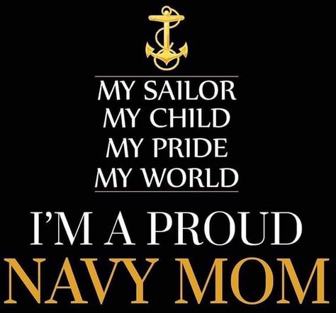 The proudest!! Navy Mom Quotes Sons, Navy Graduation Anchor, Military Moms Quotes, Navy Jokes, Marine Clothes, Navy Decorations, Us Navy Party, Military Send Off Party Ideas, Us Navy Women