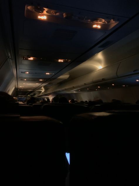 late night flight inside the plane view Plane Interior Aesthetic, Flight Inside Pics, Plane Views Aesthetic, Flight At Night Planes, Goa Flight View, Airplane View At Night, Inside Plane At Night, Inside Airplane Aesthetic, Plane Window Aesthetic Night