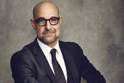 Stanley Tucci 2017: Haircut, Beard, Eyes, Weight, Measurements ... Stanley Tucci Movies, Bald Party, Stanley Tucci Style, Julie Julia, Frank Nitti, Gq Awards, Bald Look, Bald Men Style, The Lovely Bones