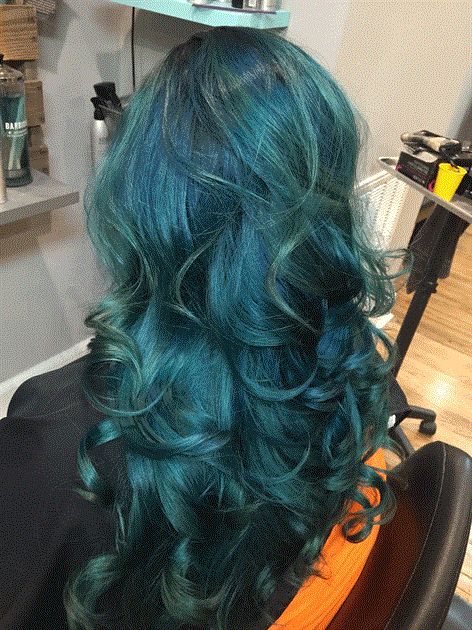 Dark Teal Hair Color, Smoky Teal Hair, Dark Teal Hair Ombre, Smokey Teal Hair, Teal Hair Aesthetic, Teal Curly Hair, Dark Turquoise Hair, Teal Hair Ombre, Teal Hair Ideas