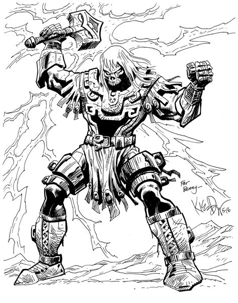 Thor God Of Ragnarok, Thor Ragnarok Anime, Marvel Black And White, Pirate Tattoo Sketch, Thor God Of Wars Ragnorak, Thor Ragnarok Surtur, Walter Simonson, Thor Ragnarok Poster, Walt Simonson