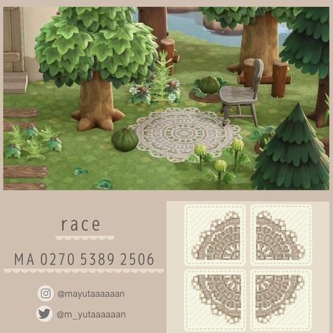 Cottagecore Animal Crossing, Acnh Cottagecore, Animal Crossing 3ds, Animals Crossing, Forest Core, Animal Crossing Guide, Animal Crossing Wild World, Path Design, Island Theme