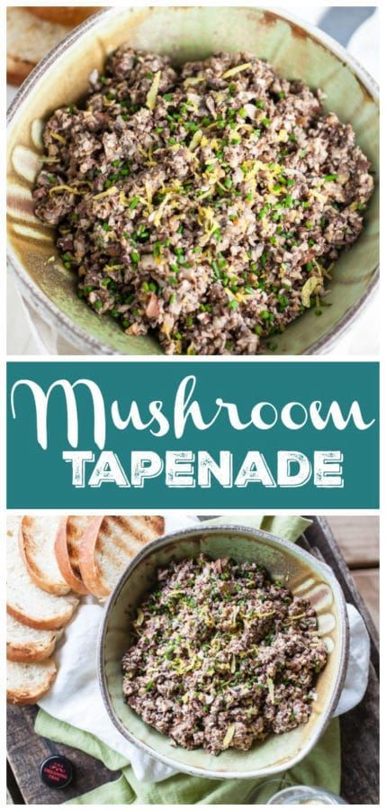 This Mushroom Tapenade recipe is healthy and easy to make! The mushrooms are roasted on the grill and then pulsed in a food processor with Kalamata olives, walnuts, and Dijon mustard. It makes a great appetizer for a party or to pair with wine. Serve on crostini or toasted bread as a dip. This tapenade also makes a perfect spread on a sandwich or on a flatbread pizza. Full of fresh Mediterranean flavors! #tapenade #mushroom #recipe #appetizer #crostini #dip #mediterranean #glutenfree Tapenade Appetizer, Gluten Free Party Food, Tapenade Recipe, Vegan Appetizers Recipes, Crimini Mushrooms, Roasted Mushrooms, Summer Appetizer, Vegan Appetizers, Potluck Recipes