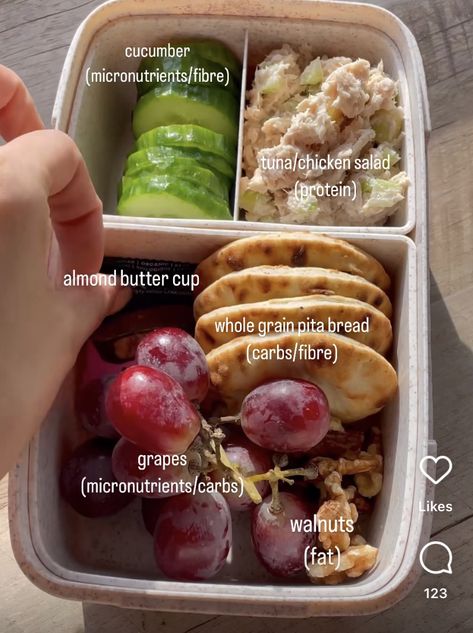 Quick Healthy Packed Lunch Ideas, Meal Prep Lunchables, High Protein Snack Box Lunch, Work Packed Lunch Ideas, Salad Bento Lunchbox Ideas, School Lunch Ideas High Protein, Low Cal Supper Ideas, Chicken Salad Bento Box Lunch, Snack Box Meal Prep