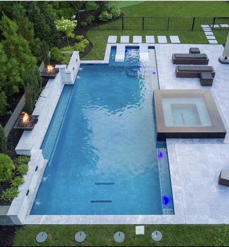 Pool Design Plans Layout, Pool Design Plans, Arizona Backyard, Dream Backyard Pool, Design Real Estate, Backyard Summer, Pool House Designs, Pools Backyard Inground, Pool Landscape Design