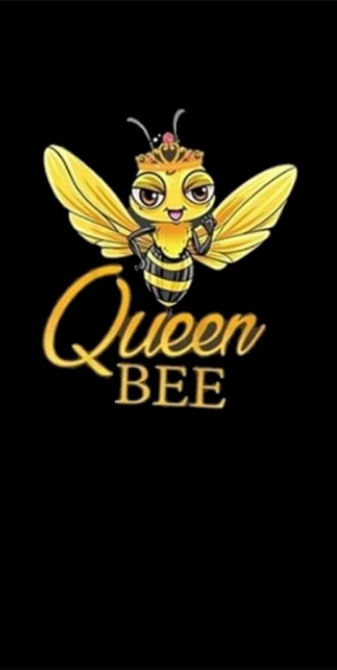 Bumble Bee Wallpaper, Queen Bee, Band Merch Ideas, Queen Bees Art, Laugh Now Cry Later, King Bee, Big Cats Photography, Crown Drawing, Cartoon Bee