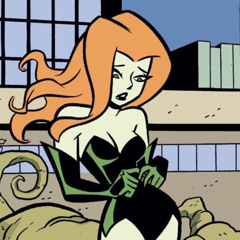 Poison Ivy Cartoon, Poison Ivy Character, Poison Ivy Pictures, Poison Ivy Comic, Dc Poison Ivy, Redhead Characters, Poison Ivy Dc Comics, Gotham Girls, Univers Dc