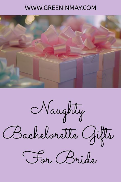 Naughty bachelorette gifts for the bride are a popular way to celebrate the upcoming wedding and to send the bride off in style. These gifts can be anything from risqué lingerie to novelty items that are sure to make everyone laugh. Bachelorette Gift Basket For Bride, Bachelorette Gift Box Ideas For Bride, Lingerie Party Gift Ideas, Bachelorette Gift Basket Ideas, Bachelorette Gift Ideas For Bride, Bride To Be Survival Kit Funny, Funny Bachelorette Gifts For The Bride Hilarious, Lingerie Shower Gifts, Bachelorette Gift For Bride