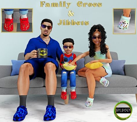 Family Crocs & Jibbets | SimLocker on Patreon Sims 4 Cc Shoes Crocs, Simlocker Sims 4, Sims 4 Crocs Cc, Black Sims 4 Cc Shoes, Urban Toddler Cc Sims 4, Toddler Shoes Sims 4 Cc, Sims 4 Cc Toldders Shoes, Sims 4 Cc Toldders Clothes Patreon, Child Shoes Sims 4 Cc