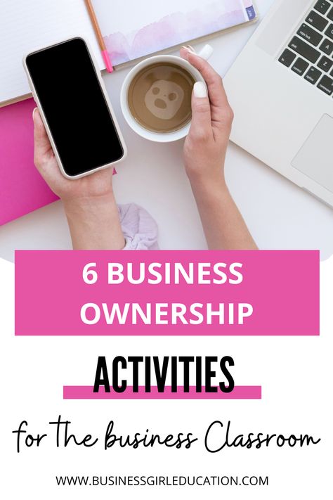 Business ownership is a great topic for Intro to Business, Entrepreneurship, and Business Management, among others. Engage your high school students with a variety of activity types. Students will master the concepts of sole proprietorships, partnerships, and franchises, and corporations with these fresh lesson ideas. These 6 fun activities will take the stress off of the teacher and promote higher-order thinking, collaboration, and real-world application. Business Classroom, Teaching Business, Teacher Activities, Higher Order Thinking, Business Ownership, Teaching Techniques, Business Courses, Business Essentials, Teaching High School