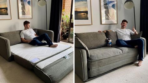 Koala Cushy Sofa Bed review: We tried 2024’s Product of the Year Koala Sofa Bed, Koala Couch, Sofa Bed Room, Bed Room Set, Having Friends, Netflix Movie, Tech Fashion, Long Day, Stay The Night