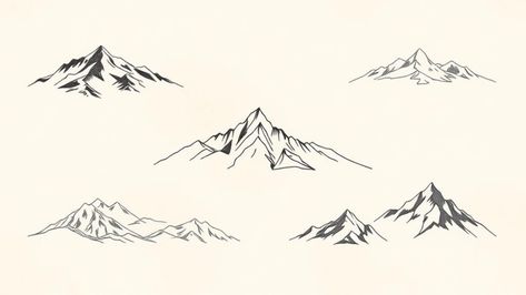 15 Mountains Minimal Tattoos Perfect for Adventure Lovers Watercolor Mountains Tattoo, Adventure Symbol, Wilderness Tattoo, Inner Wrist Tattoos, Mountains Tattoo, Adventure Tattoo, Minimalist Tattoo Ideas, Minimal Tattoos, Mountain Silhouette