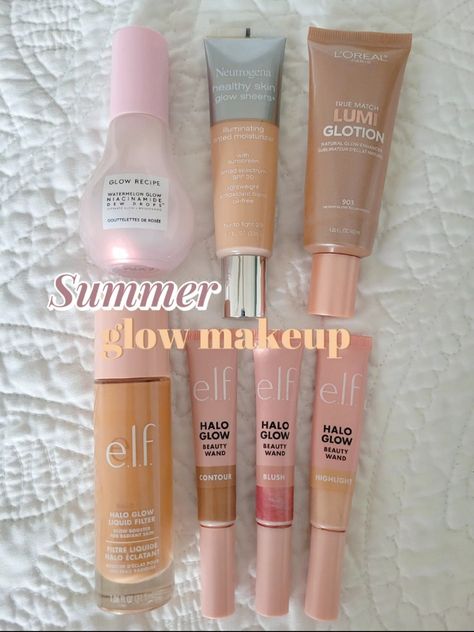 Shop Halo Glow Highlight Beauty Wand and other curated products on LTK, the easiest way to shop everything from your favorite creators. Elf Halo Glow Highlighter Wand, Glowy Makeup Products, Summer Glow Makeup, Preppy Basics, Daily Beauty Tips, Beauty Treatments Skin Care, Halo Glow, Glow Makeup, Makeup List