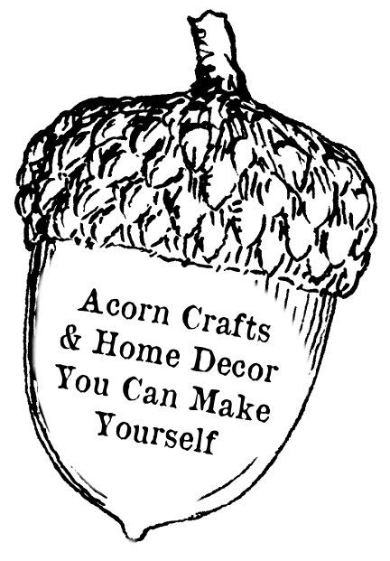 Dishfunctional Designs: Acorn Crafts & Home Decor Acorn Painting, Acorn Decorations, Red Crafts, Acorn Ornaments, Acorn Crafts, Fall Arts And Crafts, Hand Painted Gourds, Home Decor Blog, Crafts And Diy