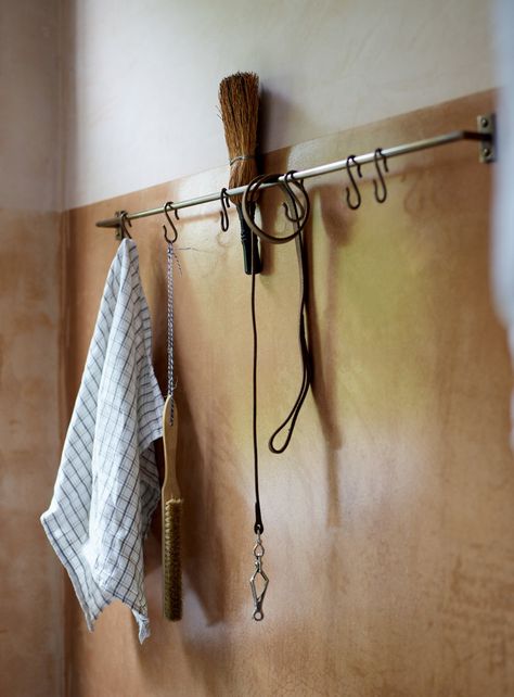 Metal Coat & Wall Hooks | Hanging Rails | Rowen & Wren Cafe Curtain Rail, Coat Wall, Latches Hardware, Coat Pegs, Brass Wall Hook, Bathroom Storage Solutions, Tree Shop, Brass Hook, Hanging Pots