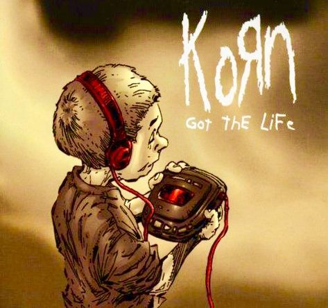 Korn  Got the Life Korn Lyrics, Donner Party, Heavy Metal Rock, Emo Bands, Band Posters, My Favorite Music, Music Stuff, Album Art