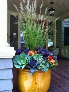 Fall Planter Inspiration | Life On Virginia Street Fall Pots, Fall Container Gardens, Fall Containers, Fall Planters, Planter Design, Garden Containers, Chelsea Flower Show, Container Flowers, Fall Outdoor