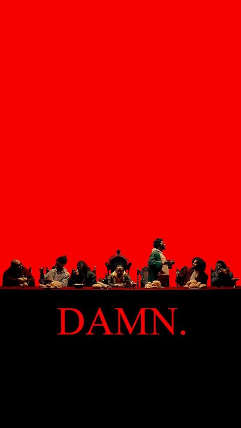 Damn Kendrick Lamar, 90s Rappers Aesthetic, Kung Fu Kenny, Hip Hop Wallpaper, Rap Album Covers, Album Artwork Cover Art, Not Musik, Hip Hop Poster, Rap Albums