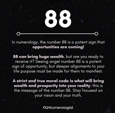 88 Angel Number, 8 Meaning, Spiritual Numbers, Repeating Numbers, Moral Code, Numerology Life Path, Capricorn Quotes, Lions Gate, Switch Words