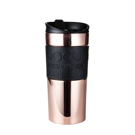 Bodum Travel Mug, Best Travel Coffee Mug, Wall Construction, Color Bronze, Wall Systems, Stainless Steel Travel Mug, Copper Color, Coffee Travel, Iced Tea