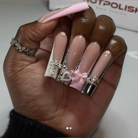 Nailinspo Nailart, Instagram Heart, Hard Nails, French Tip Acrylic Nails, Glow Nails, Short Square Acrylic Nails, Acrylic Nails Coffin Pink, Gel Top Coat, Unique Acrylic Nails